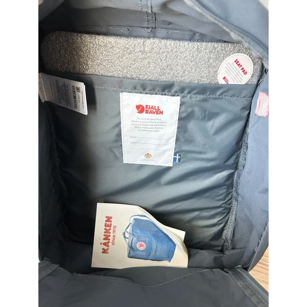 NEW Fjallraven Kanken Backpack Super Grey YouTube Logo Special Edition Bag